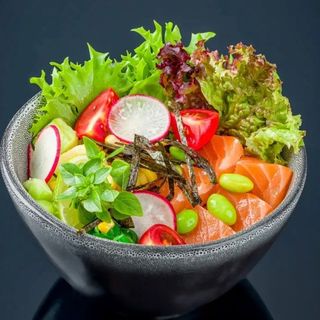 Поке с лососем