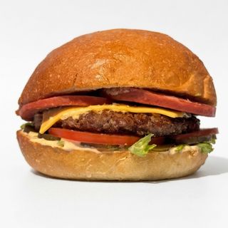 Чиз бургер с ветчиной