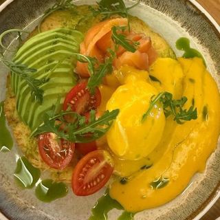 Картофельный драник с семгой (350г)