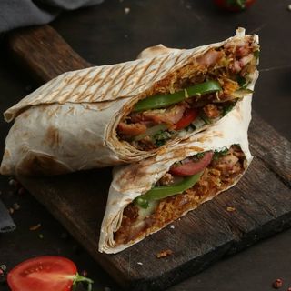 Суперзапеченная шаурма ассорти