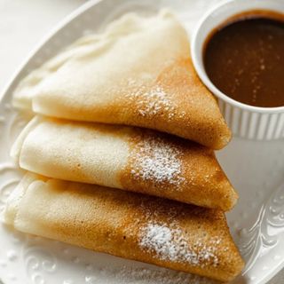 Блинчики со сгущенкой 