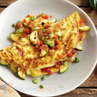 Омлет с овощами 