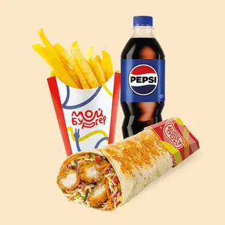 Мой комбо с куриным роллом