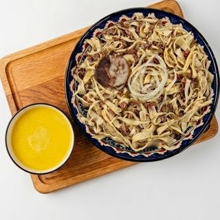 Аксы бешбармак + Аксерке