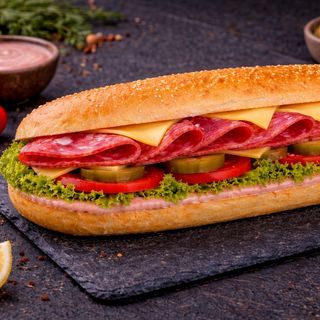 Сонвич с колбасой и сыром XL