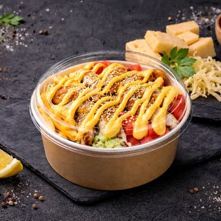 Сырный chicken-fries bowl