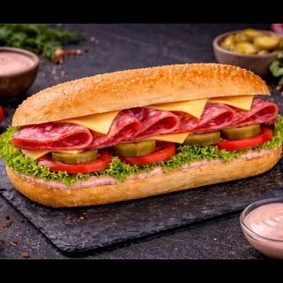 Сонвич с колбасой и сыром