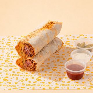 Донер с луком и курицей (380гр)