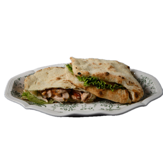 Пицца курица с грибами / Тоок жана козу карын кошулган пицца
