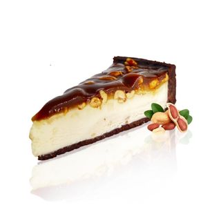 Чизкейк карамель-арахис-шоколад