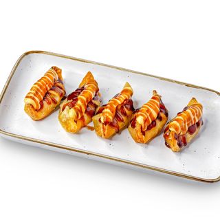 Спайси Гёдза с цыпленком (жареные)