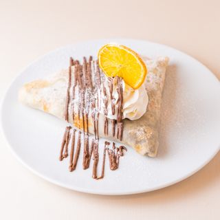 Мини-креп С бананом в шоколаде