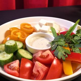 Сет из свежих овощей