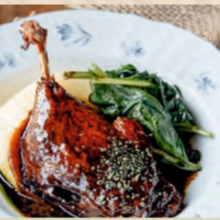 Утинная конфи с пюре