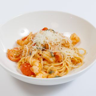 Паста с креветками