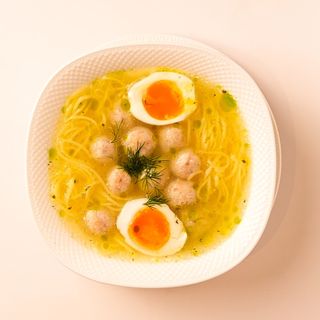 Домашний суп с лапшой