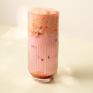 Матча розовое облако