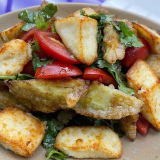 15Баклажны с жареной брынзой 茄子奶酪沙拉