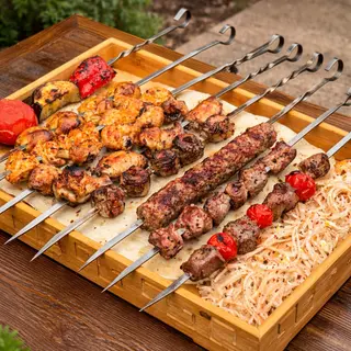 15 палочек советского шашлыка