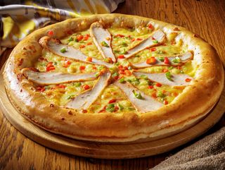 Пицца с курицей