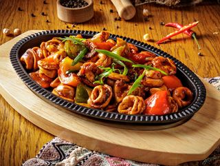 Пельмени на жаровне