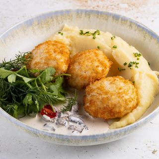 Котлеты из индейки с картофельным пюре