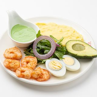 Боул с креветками