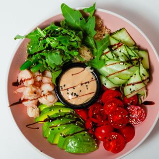 поке с креветками