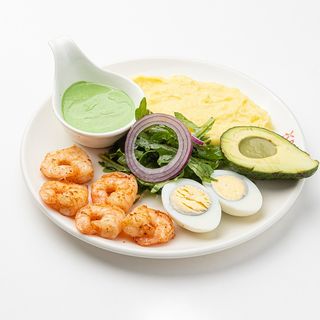 Боул с креветками