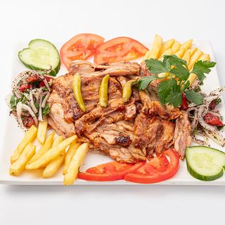 Пиляв усту донер с курицей