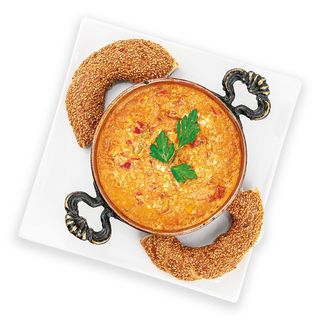 Турецкий менемен с симитом/с суджуком