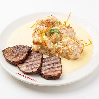 Росто с чедар соусом