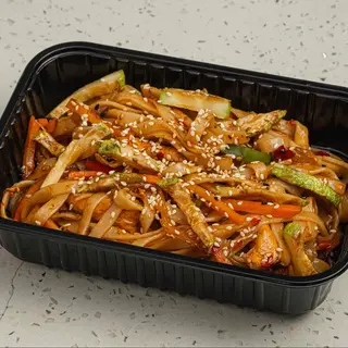 Лапша удон с курицей и соусом терияки (300гр.)
