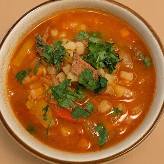 Лагман по-домашнему с мясом говядины и бульоном