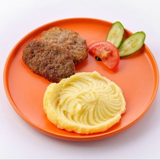 Котлета с фри