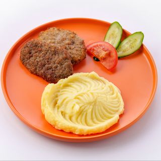 Котлета сложный гарнир 