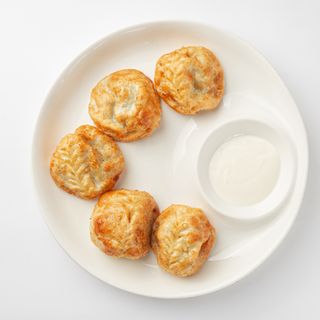 Манты с мясом жареные 