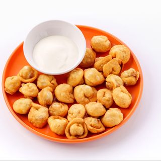 Пельмени жареные