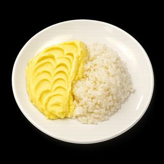 Гарнир сложный: рис и пюре