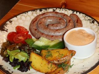 Колбаска баранья в улитке