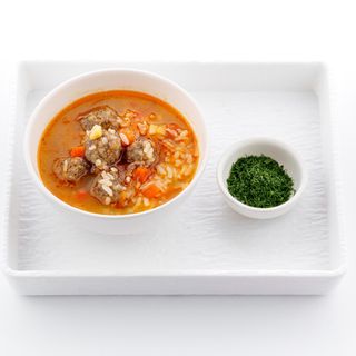 Суп с фрикадельками