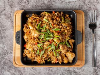 Тэппаньяки с курицей