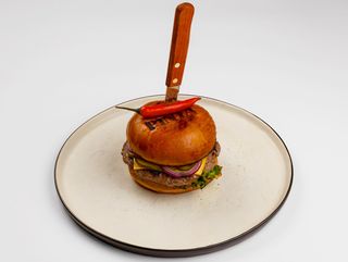 Огненный бургер