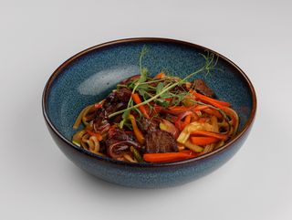 Удон с говядиной