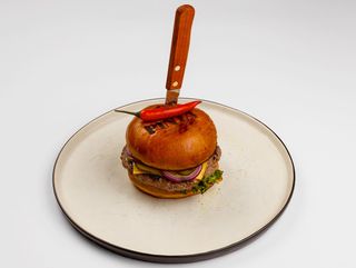 Огненный бургер Комбо