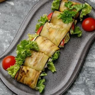 рулеты из баклажанов