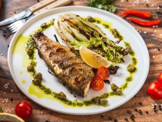 Форель на гриле