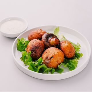 Шампиньоны на гриле