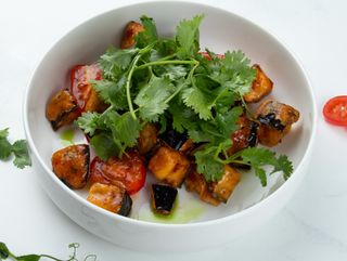 Салат из баклажан в кисло-сладком coyce