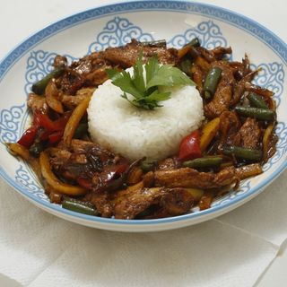Курица по-восточному с рисом